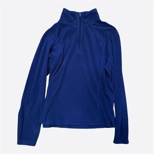 Purple Columbia Womens Fleece High Neck 1/4 zip Pullover Jacket size Extra Large